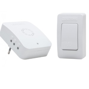 Campainha Sem Fio Qualitronix Pilha/tomada 52 Toques Qc1B