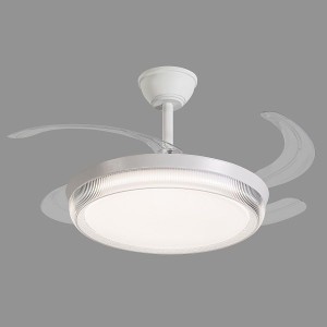 VENTIL. TETO RETRATIL.C/PLAFON LED BREEZE 36