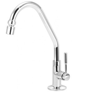 TORNEIRA DE COZINHA, MESA, BICA MOVEL ALTA ¼ ESTEVES