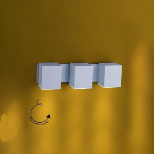 IDEAL ARANDELA CUBE ART. 3 GU10 A-93 - PT