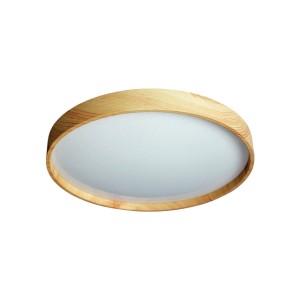 PLAFON LED SPACE 24W 4K REDONDO MADEIRA BIV